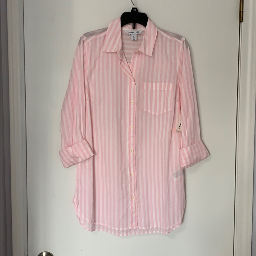 Pink tunic shirt